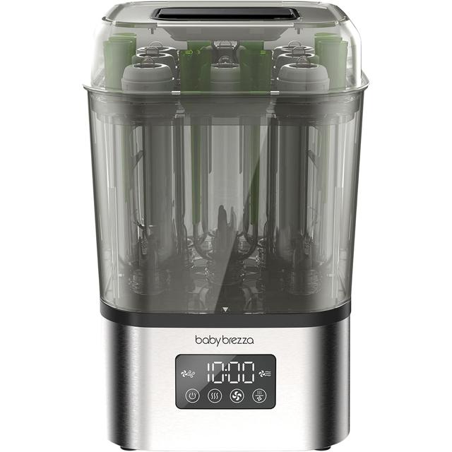 baby brezza - SuperQuick 10-minute Bottle Sterilizer and Dryer - Black