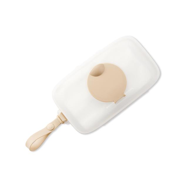 SkipHop - Grab & Go Snug Seal Wipes Case 0+m - Beige