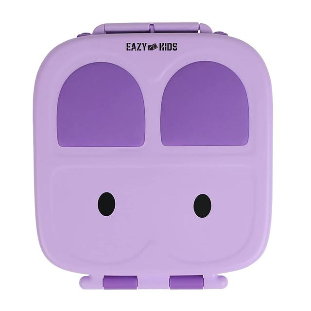 Eazy Kids - Bento Lunch Box With Handle - Purple