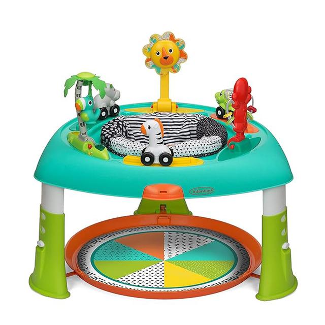 Infantino - 2-In-1 Sit, Spin & Stand Entertainer & Activity - Multicolor