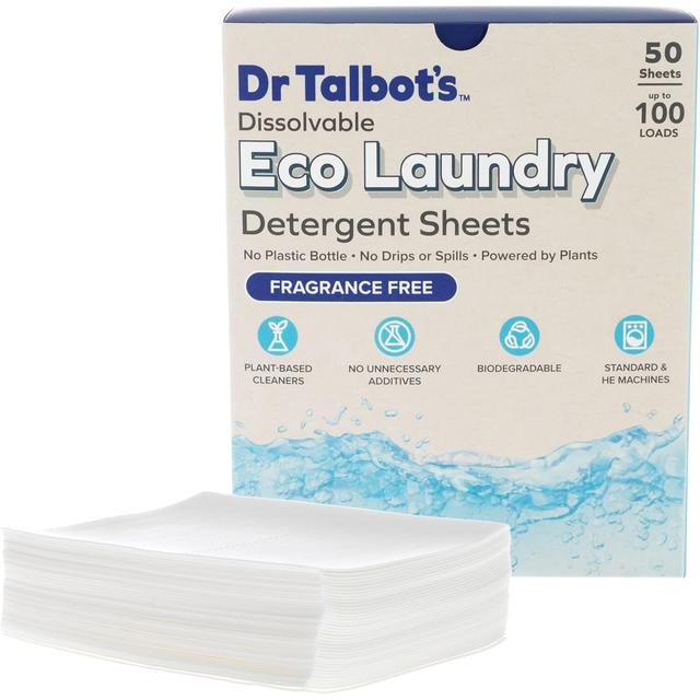 Dr.Talbot's - Eco Laundry Detergent Sheets - 50 Pcs