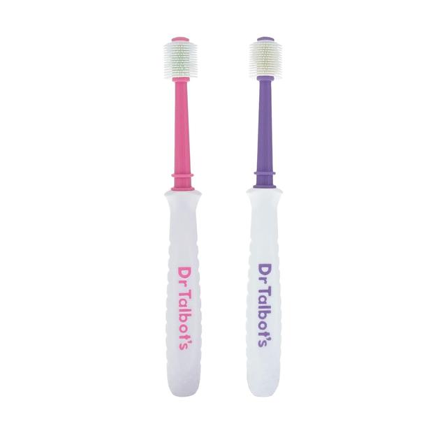 Dr.Talbot's - Toddler 360° Toothbrush - 6+m - Pink&Purple