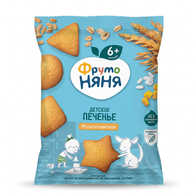 Fruto Nanya -  Baby Biscuits 6+m - Multigrain