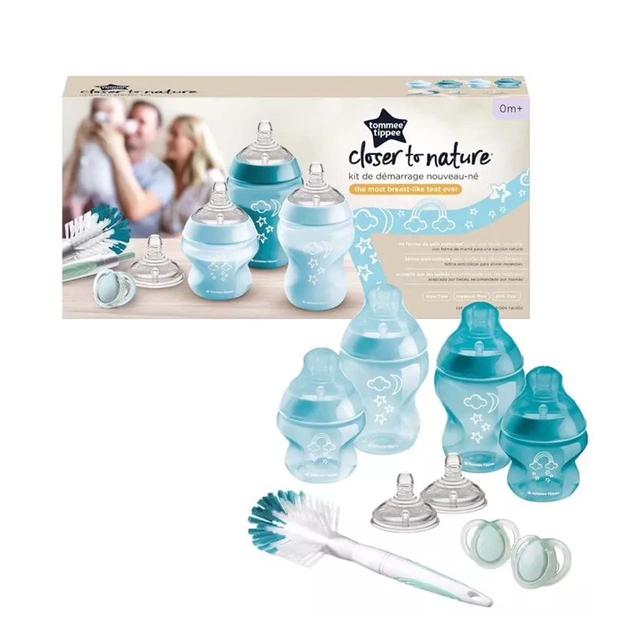 Tommee Tippee - Closer to Nature Newborn Starter Set - Blue 0+m
