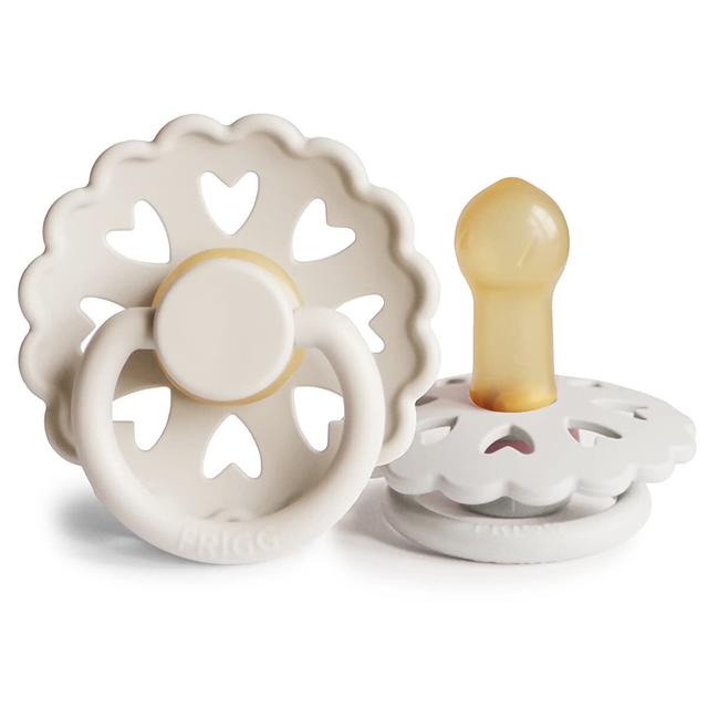 FRIGG - Fairytale Natural Latex Round Pacifier - Size1 - 0-6m - 