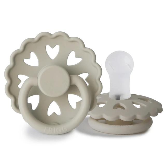 FRIGG - Silicone Pacifier - Size1 - 0-6m - Grey