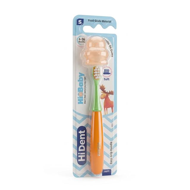HiDent - Hibaby Teethbrush Soft - 6-36m - Orange