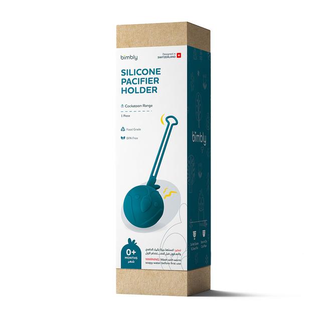 Bimbly - Baby Silicone Pacifiers Holder - Dark Blue - +0m