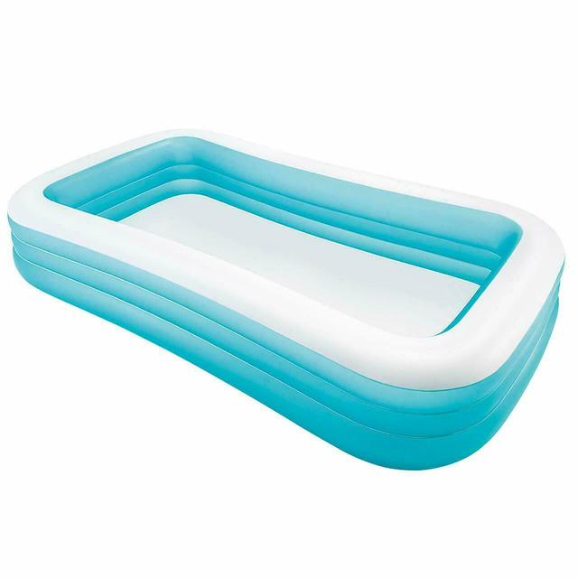 Intex - Inflatable Rectangular Pool - Blue