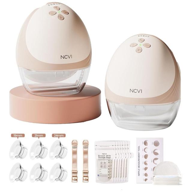 NCVI - Wearable Double Breast Pump Hands Free - 2pcs