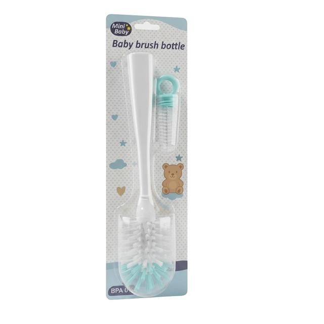 Mini Baby - Baby Brush Bottle - Blue