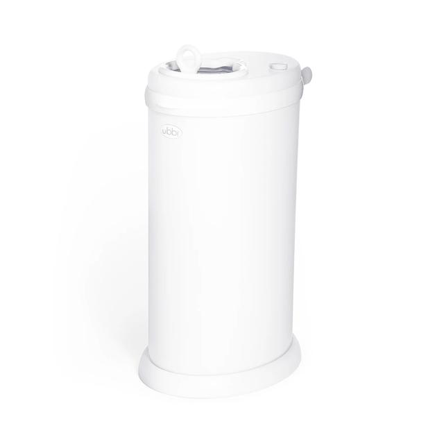 Ubbi - Stainless Steel Diaper Pail - White
