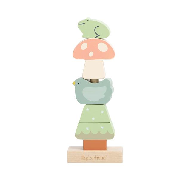 Pearhead - Wooden Stacking Toy - Forest - 12+m