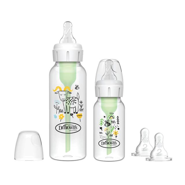 Dr.Brown's - Natural Flow Anti-colic Options+ Narrow Bottle Sampler Kit - 2Pcs