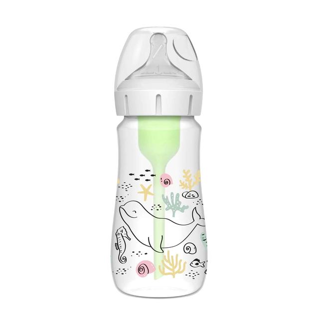 Dr.Brown's - Natural Flow Anti-colic Options+ Baby Bottle - 0+m - 270ml - Ocean Whale