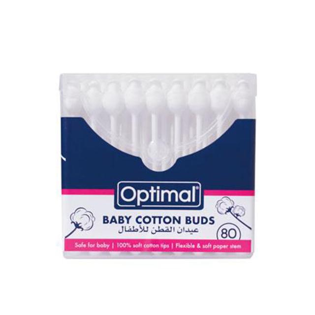 Optimal - Baby Cotton Buds - 80 pcs