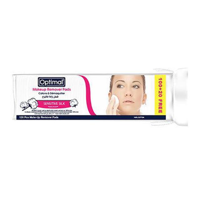 Optimal - Cotton Makeup Removal Pads - 100+20 Pieces