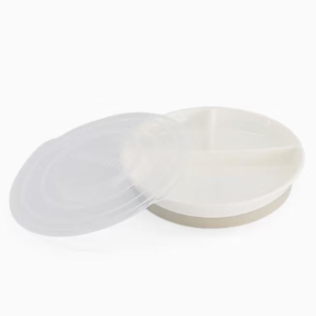 Twistshake - Divided Plate and led +6 months - White
