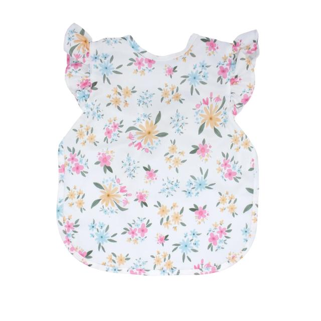 Baby Bapron - Bapron Bib Pastel Floral Flutter