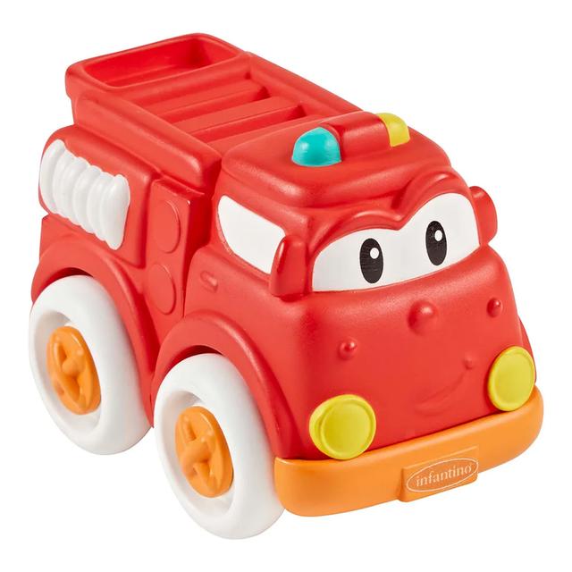 Infantino - Grap & Roll Soft Wheels - FIRE ENGINE