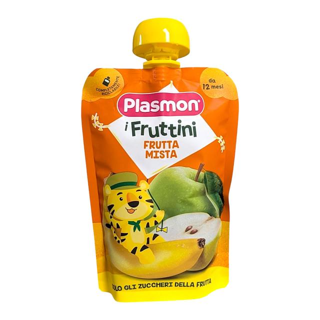 Plasmon - Fruttini 130g Frutta Mista Apple, Banana