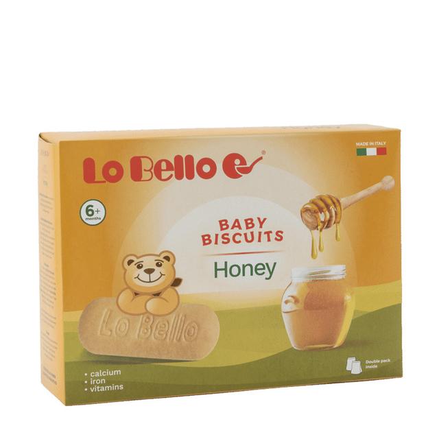 Lo Bello - Baby Biscuits 5 cereals 6+m - Honey
