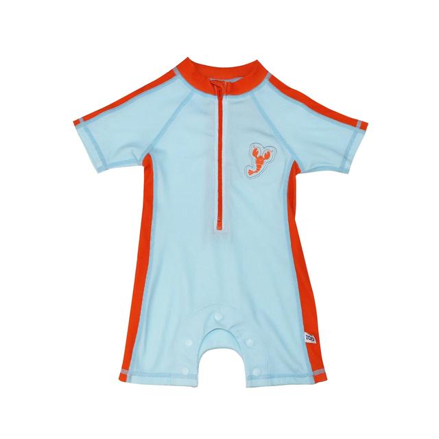 Zoocchini - Toddler Rash Guard One Piece Swimsuit - Lobster - 12-24m