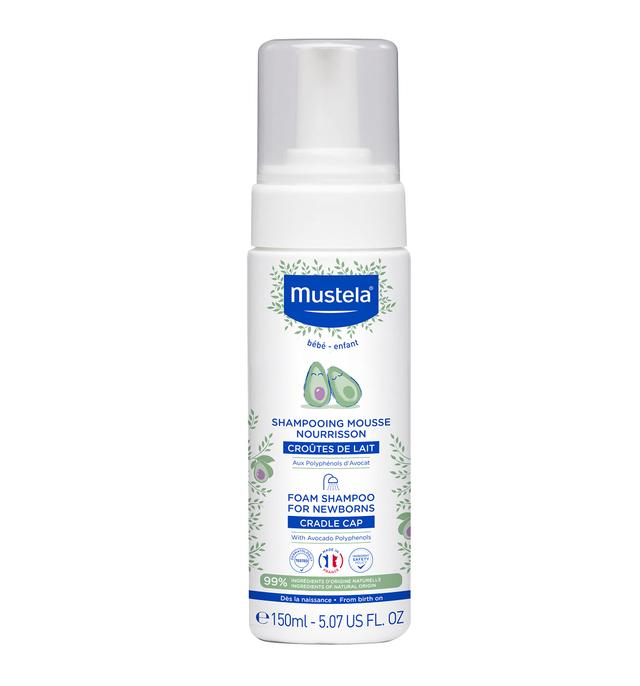 Mustela - Normal Skin- Cradle Cap foam shampoo for newborns 150ml