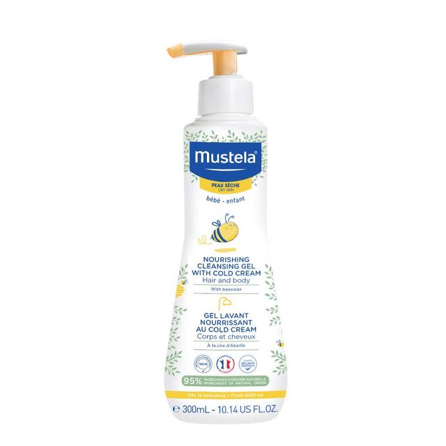 Mustela- Dry Skin - Nourshing Cleansing Gel with Cold Cream 300 ml