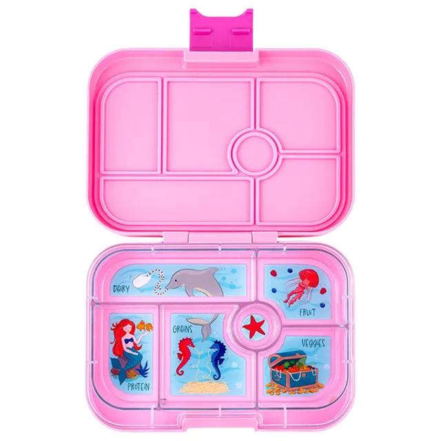YUMBOX -  Original 6 Compartments POWER PINK MERMAID