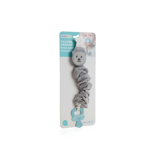 BabyJem - Pacifier Hanger  - 0+m - Grey