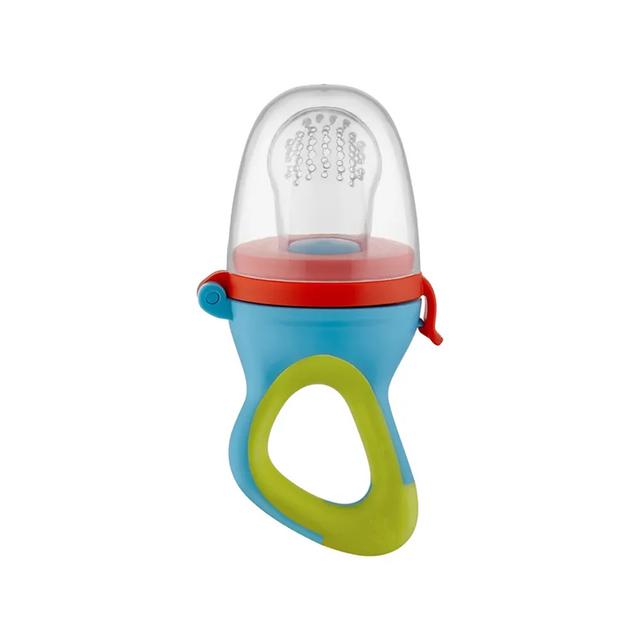 Babyjem - Soft Silicone Baby Feeder for Self - 6 Months+ - Feeding with Fresh Fruits - Orange