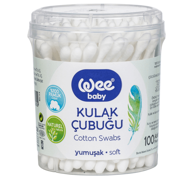 Wee Baby Cotton Buds, 100-Pieces