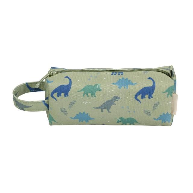 A Little Lovely Company - Pencil Case - Dinosaurs - Green