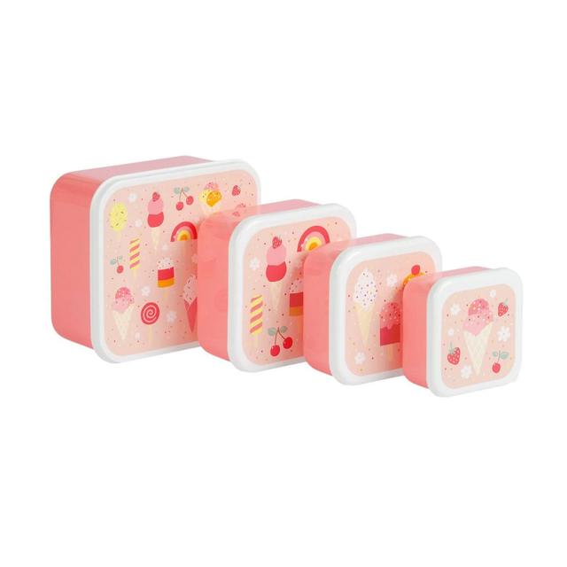 A Little Lovely Company - Lunch & Snack Box Set - Ice Cream