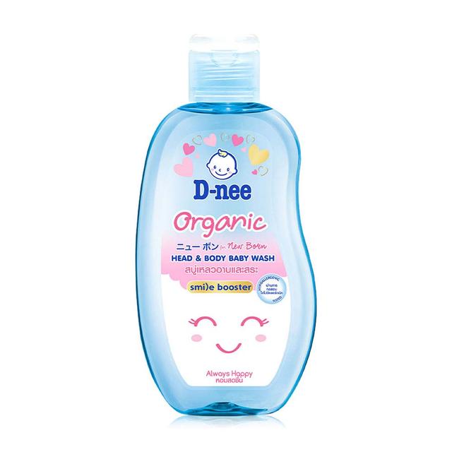 D-nee - Organic Head & Body Baby Wash - Newborn 200ml - Blue