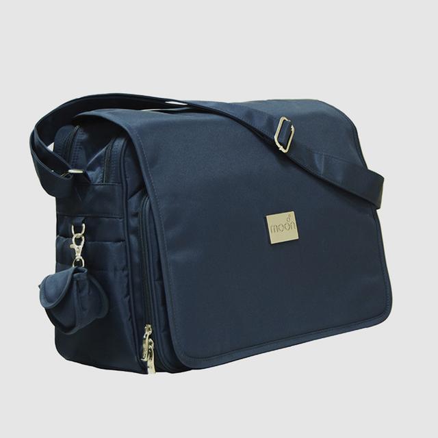 Moon - 4ever Messenger Diaper Bag - Black