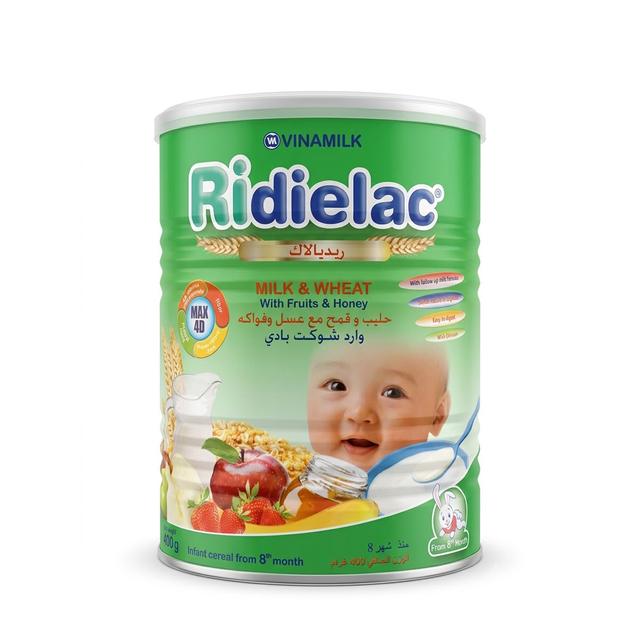 Ridielac - Infant Cereal Milk & Wheat With Fruits And Honey - 400g - 8+m