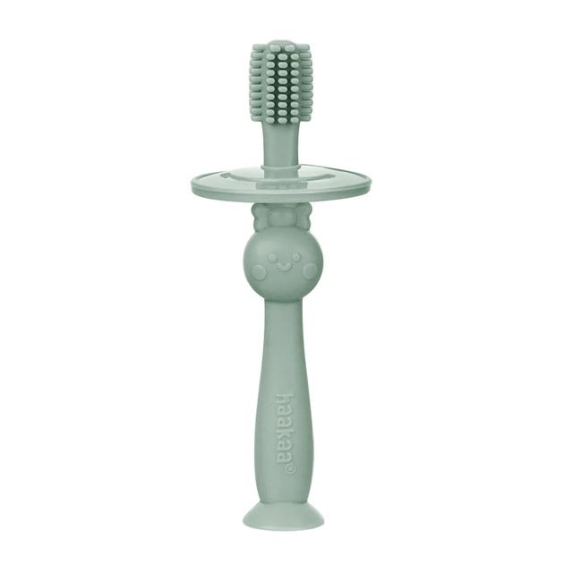 Haakaa -  Silicone Toothbrush 360 - Pea Green