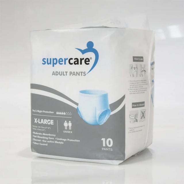 SuperCare - Adult pants - 10 pcs - XL
