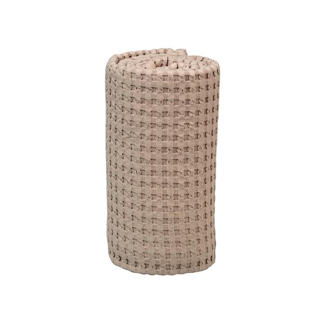 Lulujo - Waffle Blanket (100cm x 80cm) - Sand