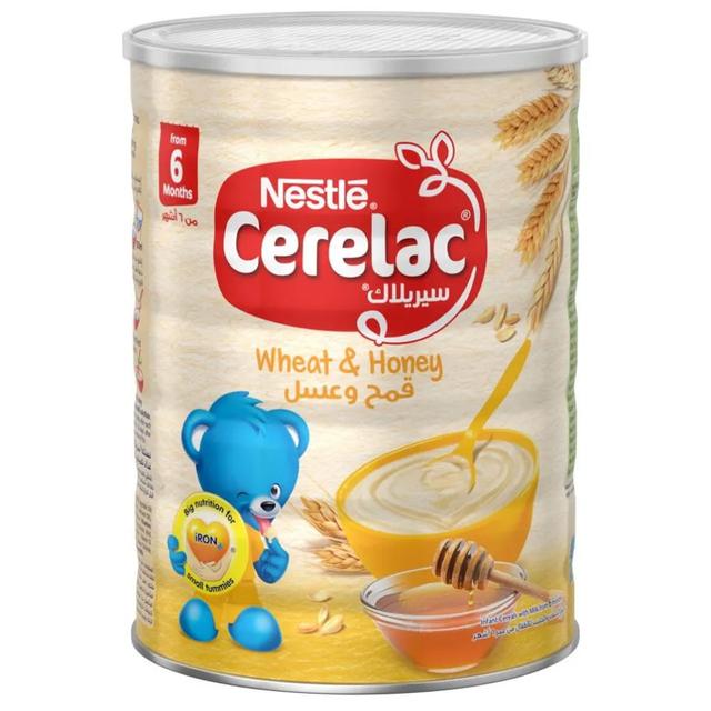 Nestle - Cerelac Cereals With Iron+ Wheat & Honey 400Kg Tin