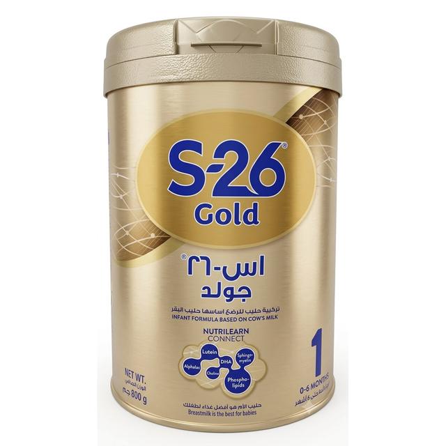 S-26 - Pro Gold Milk Formula - Stage 1- 0-6m , 900 gm