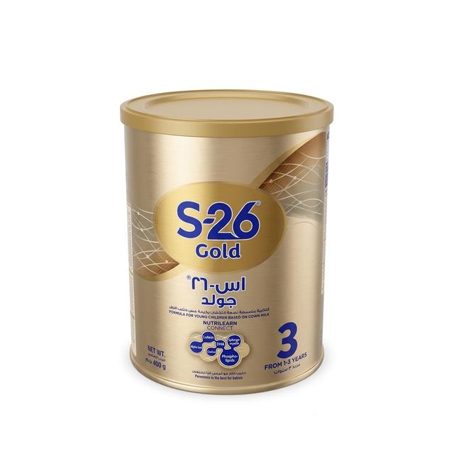 S-26 Pro Gold Milk Formula Stage 3, 1-3 years 400 gm