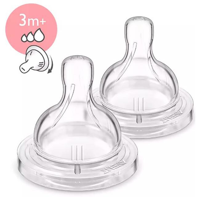 Philips AventAnti-colic baby nipple 3m+/2 pieces