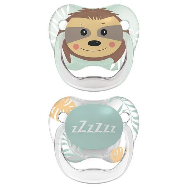 Dr Browns - Prevent Pacifiers - Shield Soother - Stage 2 -Green - 6-18 m. 2pcs
