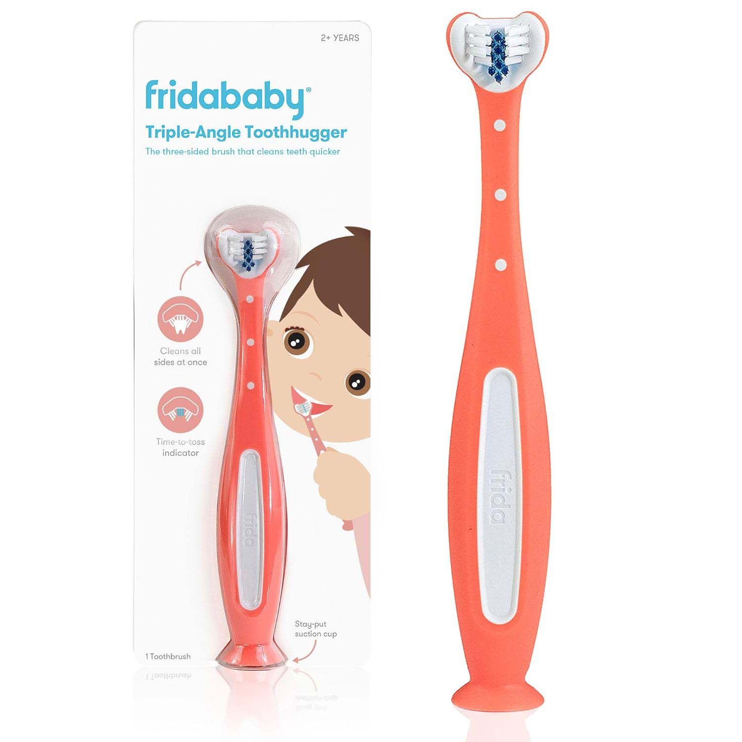 FridaBaby - SmileFrida ToothHugger Kids Toothbrush - Pink