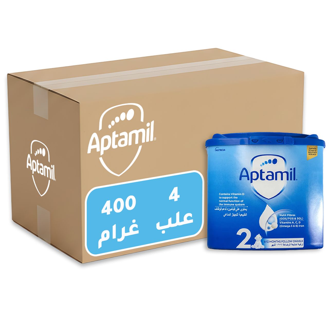 Aptamil - 2 Next Generation Follow On Formula 400g - 4Pcs