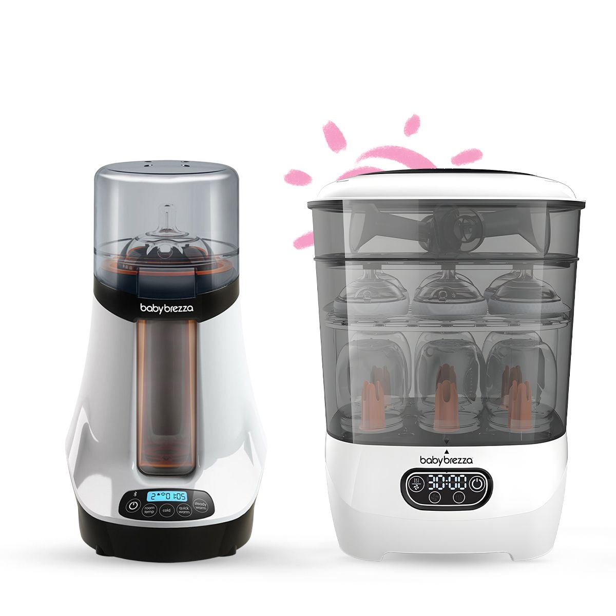 baby brezza - Sterilizer Dryer Bottle & Breastmilk Warmer safe & smart