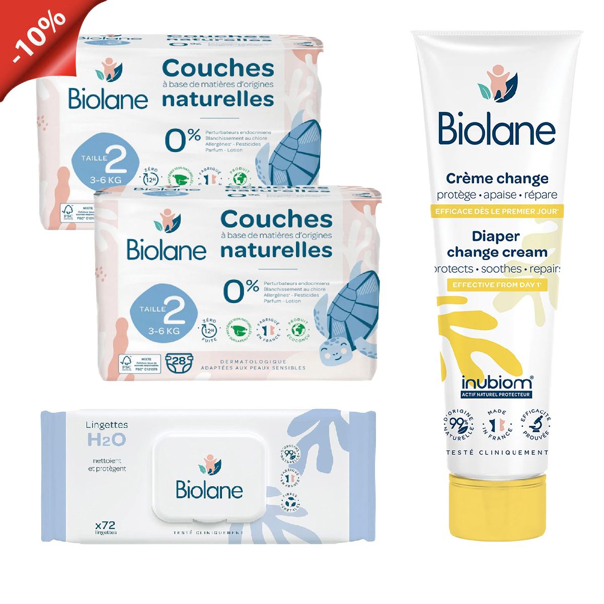 Biolane - Diaper 2 bundle